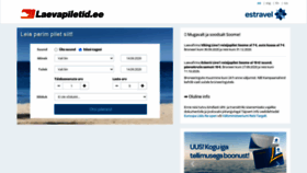 What Laevapiletid.ee website looked like in 2020 (3 years ago)