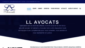 What Ll-avocats.fr website looked like in 2020 (3 years ago)