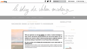 What Leblogdevaloumodeuze.com website looked like in 2020 (3 years ago)