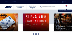 What Leda.cz website looked like in 2020 (3 years ago)