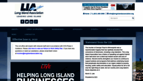What Longislandassociation.org website looked like in 2020 (3 years ago)