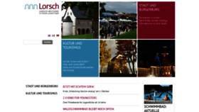 What Lorsch.de website looked like in 2020 (3 years ago)