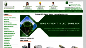 What Led-zone.ro website looked like in 2020 (3 years ago)