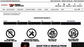 What Lutherhudsonchevygmc.com website looked like in 2020 (3 years ago)