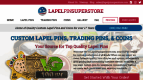 What Lapelpinsuperstore.com website looked like in 2020 (3 years ago)