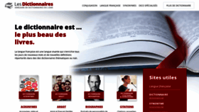What Les-dictionnaires.com website looked like in 2020 (3 years ago)