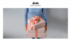 What Lovely.de website looked like in 2020 (5 years ago)