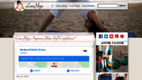 What Lexiyoga.com website looked like in 2020 (3 years ago)