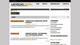 What Lvlivingmagazine.com website looked like in 2020 (3 years ago)