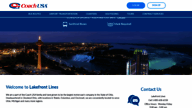 What Lakefrontlines.com website looked like in 2020 (3 years ago)