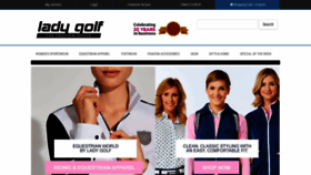 What Ladygolf.com website looked like in 2020 (3 years ago)