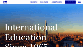 What Lsi.edu website looked like in 2020 (3 years ago)
