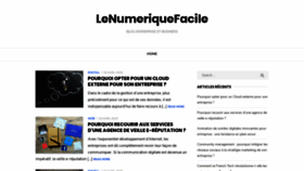 What Lenumeriquefacile.com website looked like in 2020 (3 years ago)
