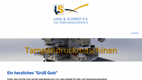 What Lang-schmidt.de website looked like in 2020 (3 years ago)