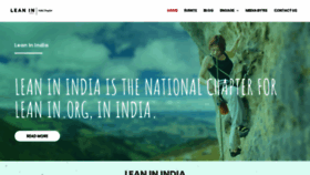 What Leaninindia.com website looked like in 2020 (3 years ago)