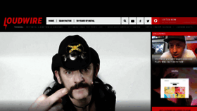 What Loudwire.com website looked like in 2020 (4 years ago)