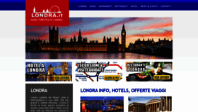 What Londra.it website looked like in 2020 (3 years ago)
