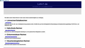 What Lohn1.de website looked like in 2020 (3 years ago)