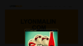 What Lyonmalin.com website looked like in 2020 (3 years ago)