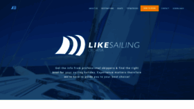 What Likesailing.com website looked like in 2020 (3 years ago)