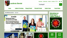 What Landkreis-stendal.de website looked like in 2020 (3 years ago)