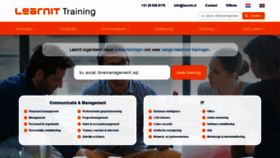 What Learnit.nl website looked like in 2020 (3 years ago)
