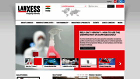 What Lanxess.in website looked like in 2020 (3 years ago)