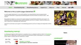 What Lalecheleague.ch website looked like in 2020 (3 years ago)