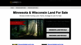 What Landbin.com website looked like in 2020 (3 years ago)