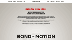 What Londonfilmmuseum.com website looked like in 2020 (3 years ago)