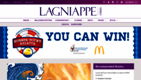 What Lagniappemobile.com website looked like in 2020 (3 years ago)