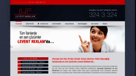 What Leventreklam.com.tr website looked like in 2020 (3 years ago)