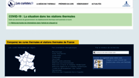What Lescuristes.fr website looked like in 2020 (3 years ago)