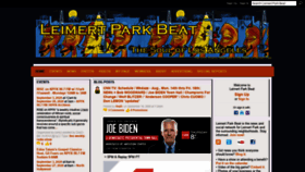 What Leimertparkbeat.com website looked like in 2020 (3 years ago)