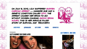 What Lilyneedham.com website looked like in 2020 (3 years ago)