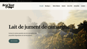 What Laitdejumentdecamargue.fr website looked like in 2020 (3 years ago)