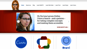 What Learnfromlisa.com website looked like in 2020 (3 years ago)