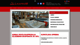 What Likaprom.me website looked like in 2020 (3 years ago)
