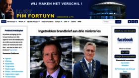 What Lijstpimfortuyn.nl website looked like in 2020 (5 years ago)