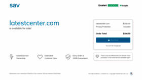 What Latestcenter.com website looked like in 2020 (3 years ago)