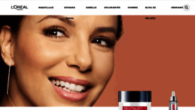 What Lorealparis.cl website looked like in 2020 (3 years ago)