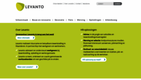 What Levanto.be website looked like in 2020 (3 years ago)