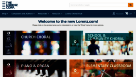 What Lorenz.com website looked like in 2020 (3 years ago)