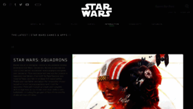 What Lucasarts.com website looked like in 2020 (3 years ago)