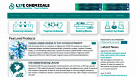What Lifechemicals.com website looked like in 2020 (3 years ago)