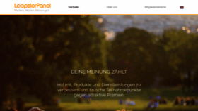 What Loopsterpanel.de website looked like in 2020 (3 years ago)