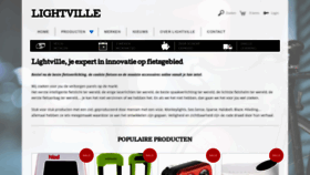 What Lightville.be website looked like in 2020 (3 years ago)
