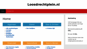 What Loosdrechtplein.nl website looked like in 2020 (3 years ago)