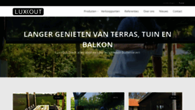 What Luxxout.com website looked like in 2020 (4 years ago)
