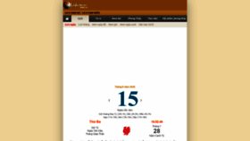 What Lichvansu.wap.vn website looked like in 2020 (3 years ago)